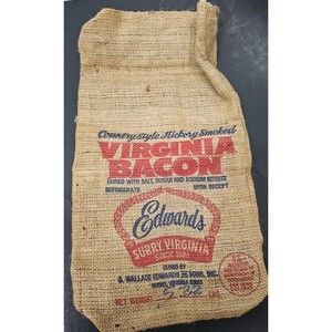 Virginia Bacon Burlap Bag Wallace Edwards And Sons Surrey Virginia